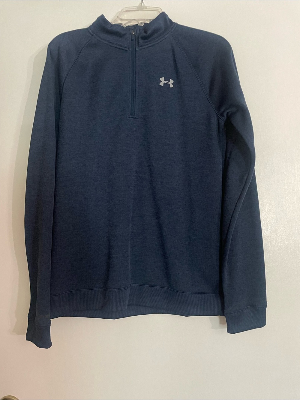 Under Armour Navy Blue Half-Zip Pullover Sweater, Youth XL